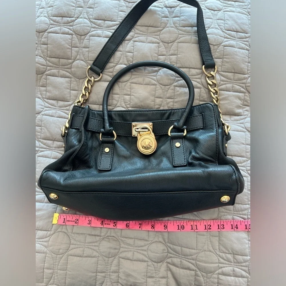 Michael Kors Black Leather Handbag